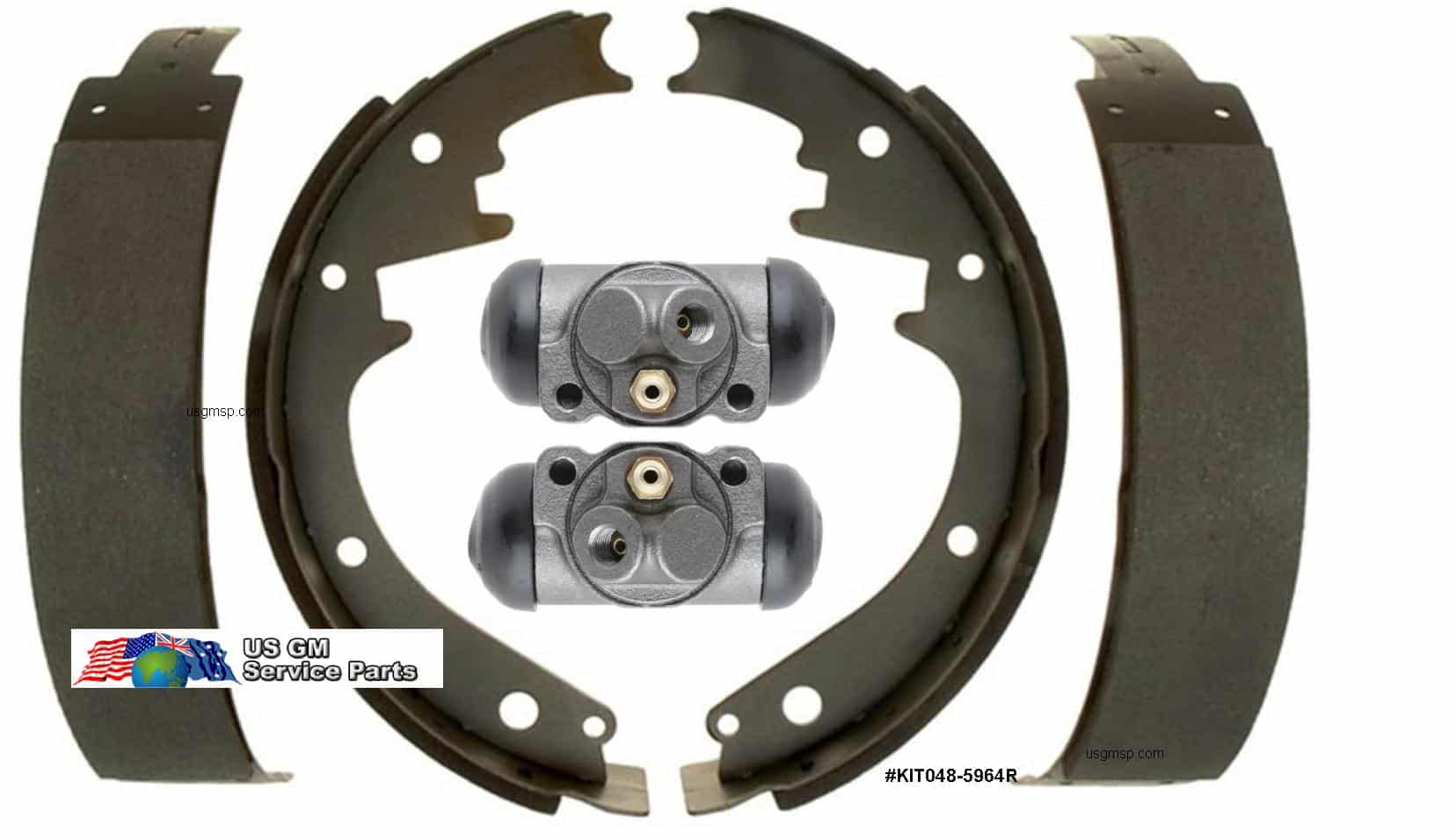 Brake Shoe & Cyl KIT: 59-70 Chev/Paris - REAR